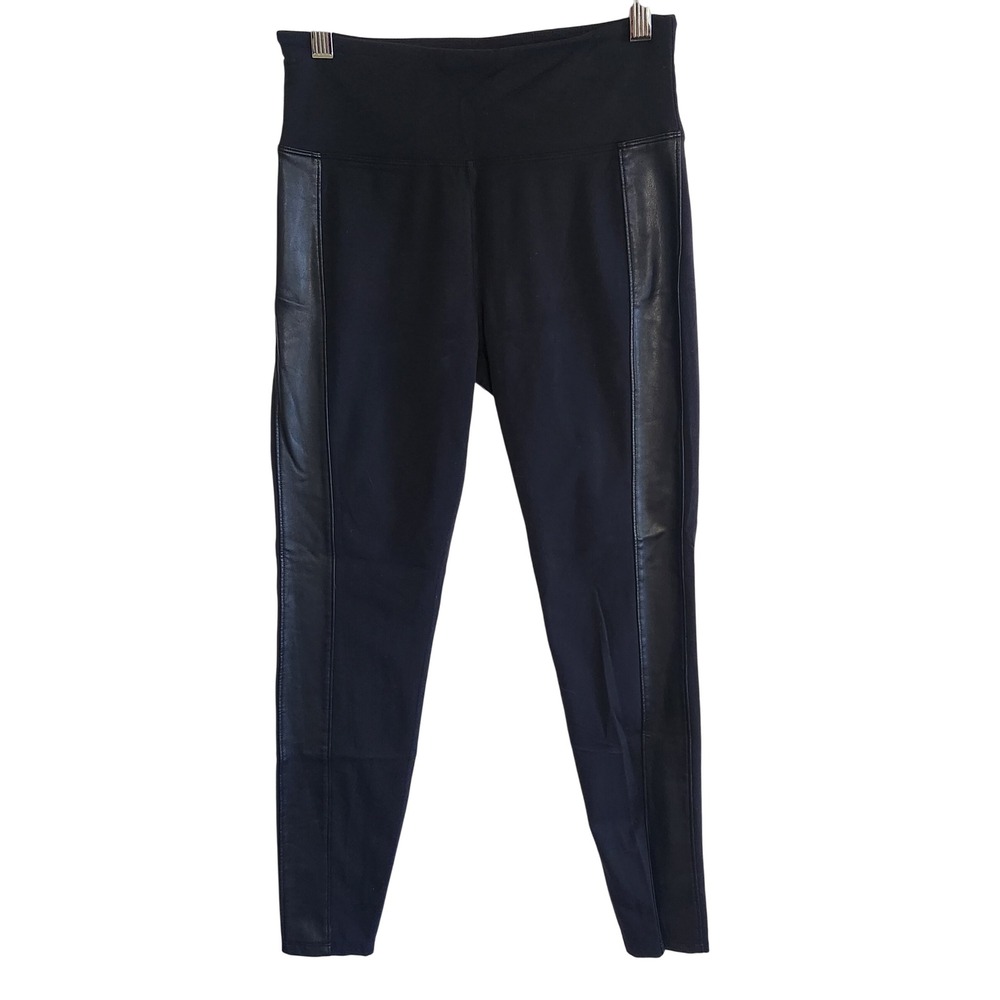 Athleta Tux‎ Metro Leggings faux leather trim | Athleisure | jeggings  Small